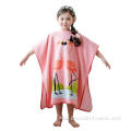 100% cotton Surf beach Poncho Towel for Kids